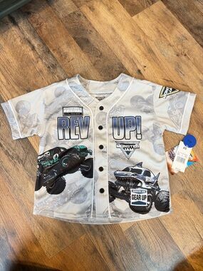 Boy monster jam Jersey Shirt
